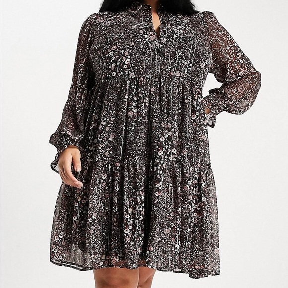 NWT ASOS Curve Yours mini dress - Picture 1 of 15